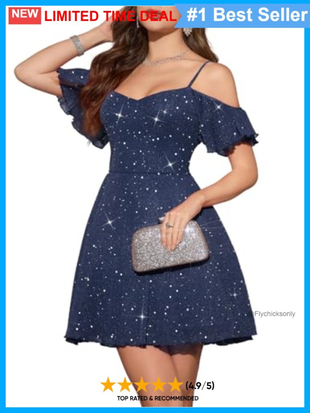 Sparkly Sequin Tulle Sweetheart A-Line Cocktail Homecoming Dress